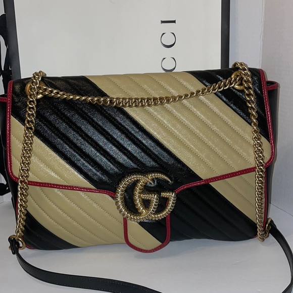 Gucci Calfskin Marmont Hard to fine Quilted bag - Picture 3 of 13